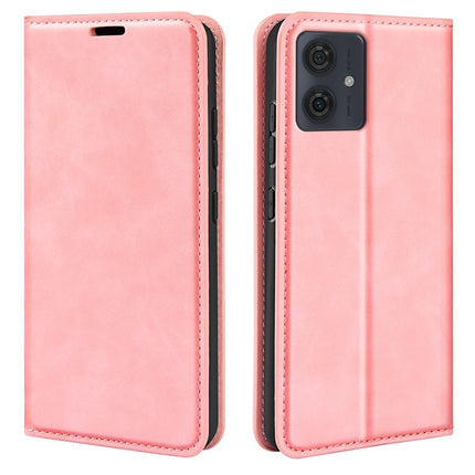 Retro-skin Magnetic Suction Leather Phone Case, For Motorola Moto G54, For Motorola Edge 40 Neo, For Motorola Moto G14, For Motorola Moto X40 Pro