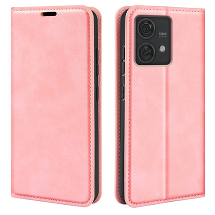 Retro-skin Magnetic Suction Leather Phone Case, For Motorola Moto G54, For Motorola Edge 40 Neo, For Motorola Moto G14, For Motorola Moto X40 Pro