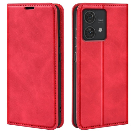 Retro-skin Magnetic Suction Leather Phone Case, For Motorola Moto G54, For Motorola Edge 40 Neo, For Motorola Moto G14, For Motorola Moto X40 Pro