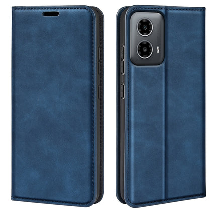 Retro-skin Magnetic Suction Leather Phone Case, For Motorola Moto G24, For Motorola Moto G34, For Motorola Moto G Play 2024, For Motorola Moto G84