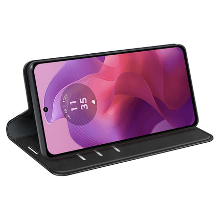 Retro-skin Magnetic Suction Leather Phone Case, For Motorola Moto G24, For Motorola Moto G34, For Motorola Moto G Play 2024, For Motorola Moto G84