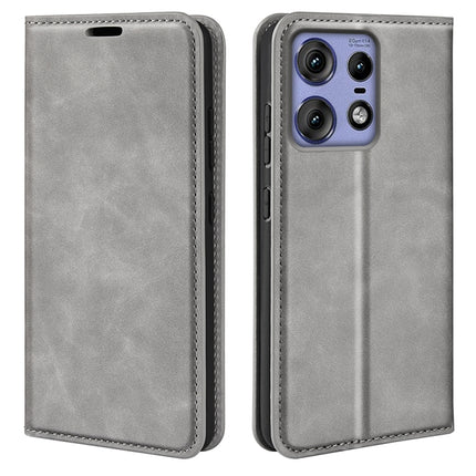 Retro-skin Magnetic Suction Leather Phone Case, For Motorola Edge 50 Pro, For Motorola Edge 50 Fusion, For Motorola Moto G24 Power, For Motorola Moto G 5G 2024