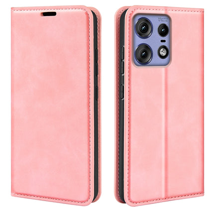 Retro-skin Magnetic Suction Leather Phone Case, For Motorola Edge 50 Pro, For Motorola Edge 50 Fusion, For Motorola Moto G24 Power, For Motorola Moto G 5G 2024