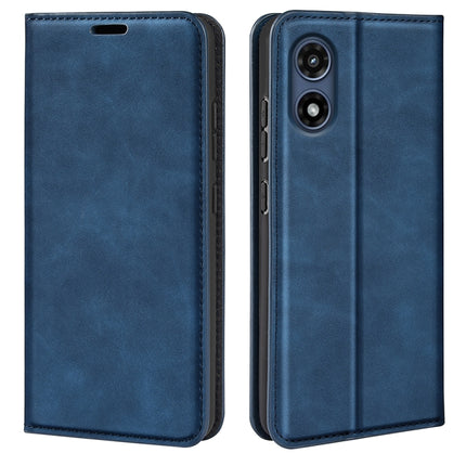 Retro-skin Magnetic Suction Leather Phone Case, For Motorola Moto G24, For Motorola Moto G34, For Motorola Moto G Play 2024, For Motorola Moto G84