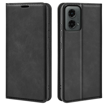Retro-skin Magnetic Suction Leather Phone Case, For Motorola Edge 50 Pro, For Motorola Edge 50 Fusion, For Motorola Moto G24 Power, For Motorola Moto G 5G 2024