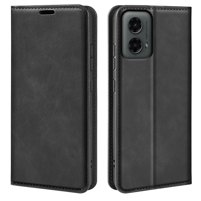 Retro-skin Magnetic Suction Leather Phone Case, For Motorola Moto Edge 50 Neo 5G, For Motorola Moto G85 5G, For Motorola Edge 5G 2024, For Motorola Edge 50 Ultra