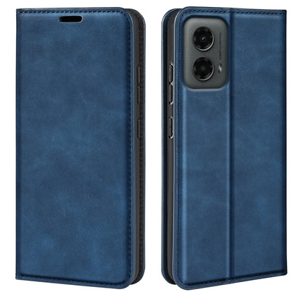 Retro-skin Magnetic Suction Leather Phone Case, For Motorola Edge 50 Pro, For Motorola Edge 50 Fusion, For Motorola Moto G24 Power, For Motorola Moto G 5G 2024