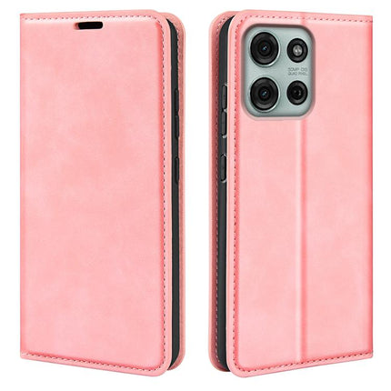 Retro-skin Magnetic Suction Leather Phone Case, For Motorola Moto G15, For Motorola Moto G Power 2025, For Motorola Moto G75 5G, For Motorola Moto G35 5G