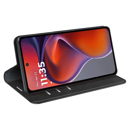 Retro-skin Magnetic Suction Leather Phone Case, For Motorola Moto G15, For Motorola Moto G Power 2025, For Motorola Moto G75 5G, For Motorola Moto G35 5G