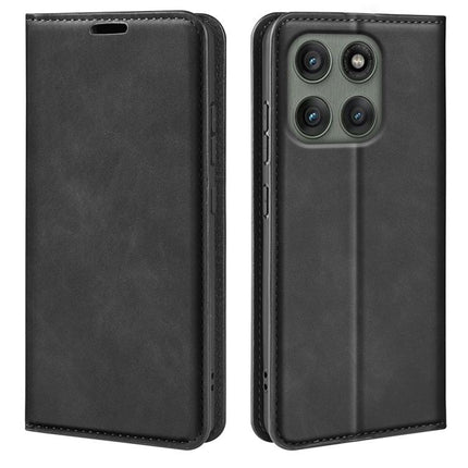 Retro-skin Magnetic Suction Leather Phone Case, For Motorola Edge 60 Pro, For Motorola Moto G Stylus 5G 2025, For Motorola Edge 60 Fusion, For Motorola Moto E15