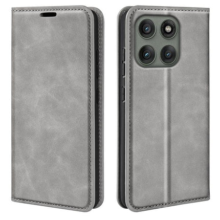 Retro-skin Magnetic Suction Leather Phone Case, For Motorola Edge 60 Pro, For Motorola Moto G Stylus 5G 2025, For Motorola Edge 60 Fusion, For Motorola Moto E15