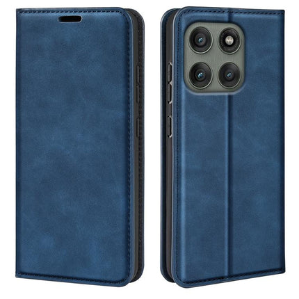 Retro-skin Magnetic Suction Leather Phone Case, For Motorola Edge 60 Pro, For Motorola Moto G Stylus 5G 2025, For Motorola Edge 60 Fusion, For Motorola Moto E15