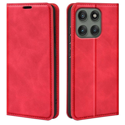 Retro-skin Magnetic Suction Leather Phone Case, For Motorola Edge 60 Pro, For Motorola Moto G Stylus 5G 2025, For Motorola Edge 60 Fusion, For Motorola Moto E15