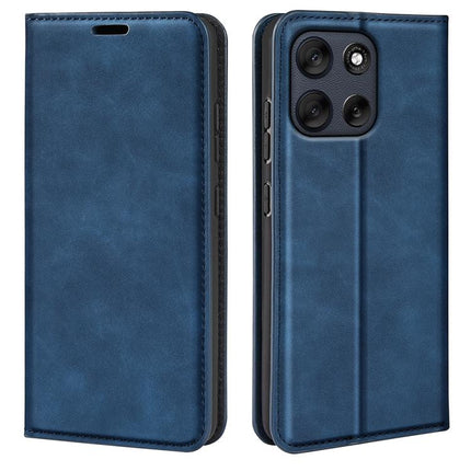 Retro-skin Magnetic Suction Leather Phone Case, For Motorola Moto G06 4G, For Motorola Moto G56 5G / G66Y, For Motorola Moto G86 Power, For Motorola Moto G86 5G