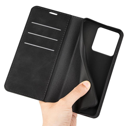 Retro-skin Magnetic Suction Leather Phone Case, For Motorola Moto G54, For Motorola Edge 40 Neo, For Motorola Moto G14, For Motorola Moto X40 Pro