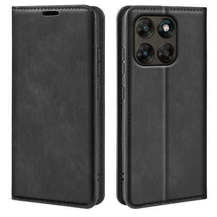 Retro-skin Magnetic Suction Leather Phone Case, For Motorola Moto G Max / G87 / G77 / G67, For Motorola Moto G37 / G47 5G, For Motorola Edge 70 Pro, For Motorola Edge 70 Fusion 5G