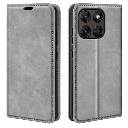 Retro-skin Magnetic Suction Leather Phone Case, For Motorola Moto G Max / G87 / G77 / G67, For Motorola Moto G37 / G47 5G, For Motorola Edge 70 Pro, For Motorola Edge 70 Fusion 5G