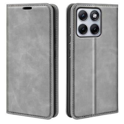 Retro-skin Magnetic Suction Leather Phone Case, For Motorola Moto G Max / G87 / G77 / G67, For Motorola Moto G37 / G47 5G, For Motorola Edge 70 Pro, For Motorola Edge 70 Fusion 5G