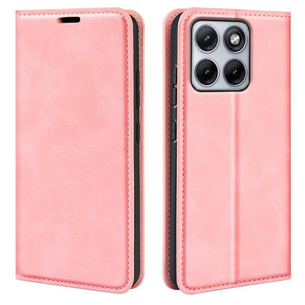 Retro-skin Magnetic Suction Leather Phone Case, For Motorola Moto G Max / G87 / G77 / G67, For Motorola Moto G37 / G47 5G, For Motorola Edge 70 Pro, For Motorola Edge 70 Fusion 5G