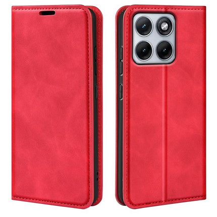 Retro-skin Magnetic Suction Leather Phone Case, For Motorola Moto G Max / G87 / G77 / G67, For Motorola Moto G37 / G47 5G, For Motorola Edge 70 Pro, For Motorola Edge 70 Fusion 5G
