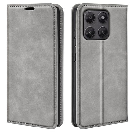 Retro-skin Magnetic Suction Leather Phone Case, For Motorola Moto G Max / G87 / G77 / G67, For Motorola Moto G37 / G47 5G, For Motorola Edge 70 Pro, For Motorola Edge 70 Fusion 5G
