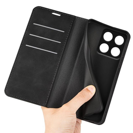 Retro-skin Magnetic Suction Leather Phone Case, For Motorola Moto G Max / G87 / G77 / G67, For Motorola Moto G37 / G47 5G, For Motorola Edge 70 Pro, For Motorola Edge 70 Fusion 5G