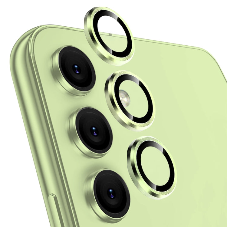 NORTHJO Camera Lens Protector Tempered Glass CD Vein Metal Ring Film, For Samsung Galaxy A24, For Samsung Galaxy A54 5G, For Samsung Galaxy S23 Ultra 5G, For Samsung Galaxy A14 / A34, For Samsung Galaxy S23 / S23+ 5G