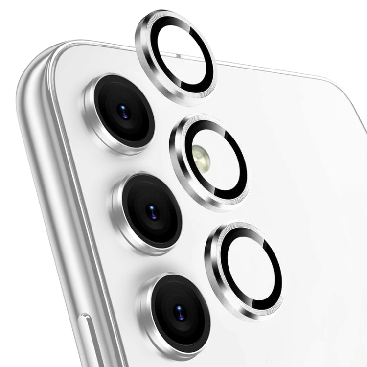 NORTHJO Camera Lens Protector Tempered Glass CD Vein Metal Ring Film, For Samsung Galaxy A24, For Samsung Galaxy A54 5G, For Samsung Galaxy S23 Ultra 5G, For Samsung Galaxy A14 / A34, For Samsung Galaxy S23 / S23+ 5G