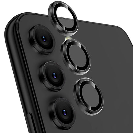 NORTHJO Camera Lens Protector Tempered Glass CD Vein Metal Ring Film, For Samsung Galaxy A24, For Samsung Galaxy A54 5G, For Samsung Galaxy S23 Ultra 5G, For Samsung Galaxy A14 / A34, For Samsung Galaxy S23 / S23+ 5G