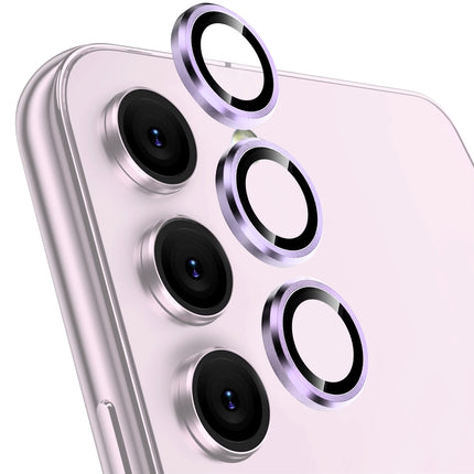 NORTHJO Camera Lens Protector Tempered Glass CD Vein Metal Ring Film, For Samsung Galaxy A24, For Samsung Galaxy A54 5G, For Samsung Galaxy S23 Ultra 5G, For Samsung Galaxy A14 / A34, For Samsung Galaxy S23 / S23+ 5G