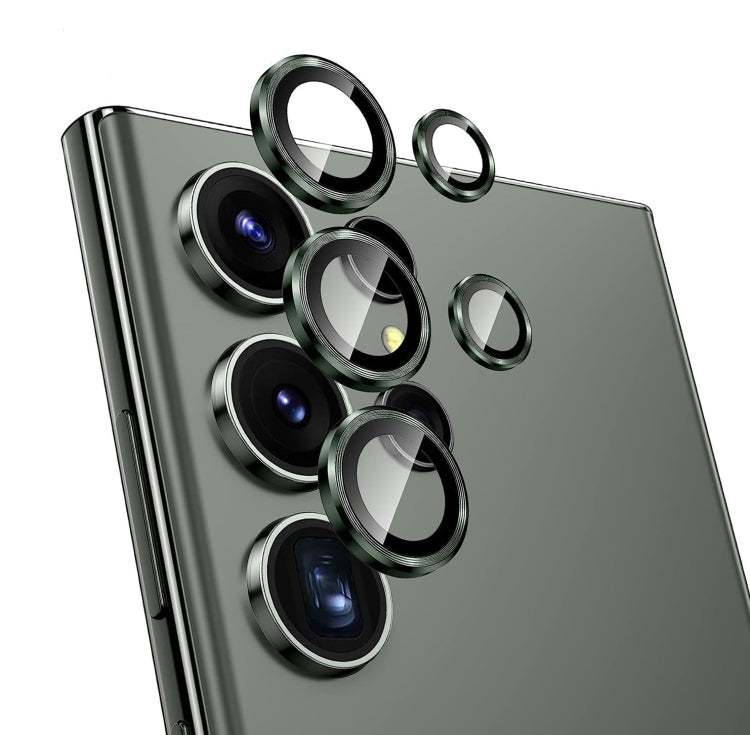NORTHJO Camera Lens Protector Tempered Glass CD Vein Metal Ring Film, For Samsung Galaxy A24, For Samsung Galaxy A54 5G, For Samsung Galaxy S23 Ultra 5G, For Samsung Galaxy A14 / A34, For Samsung Galaxy S23 / S23+ 5G