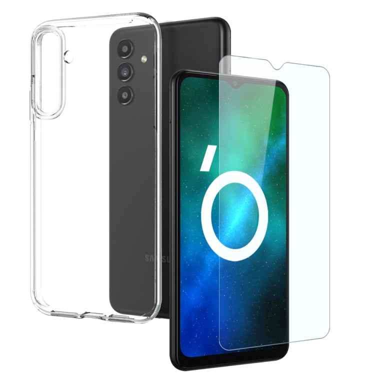 NORTHJO Transparent TPU Phone Case with Tempered Glass Film