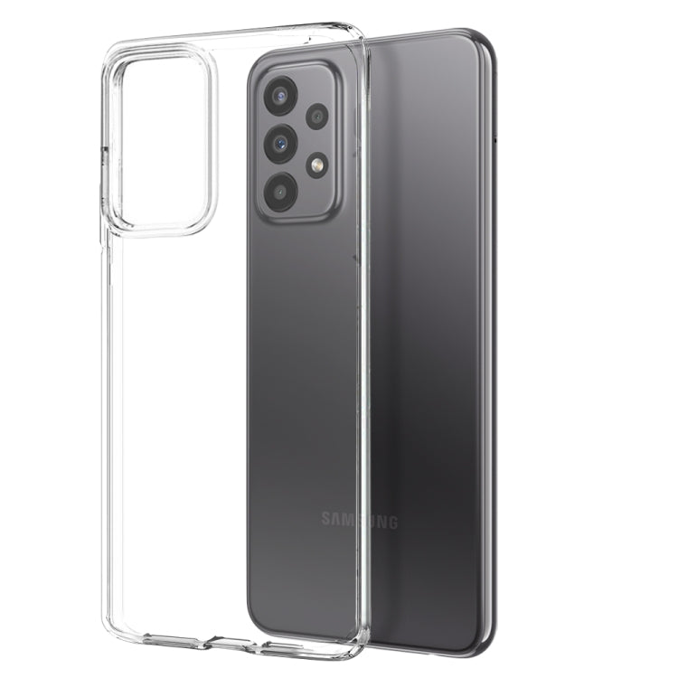 NORTHJO Transparent TPU Phone Case with Tempered Glass Film, For Samsung Galaxy A23 4G / 5G