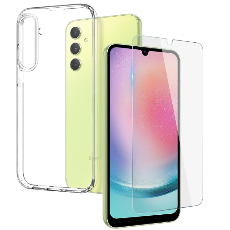 NORTHJO Transparent TPU Phone Case with Tempered Glass Film