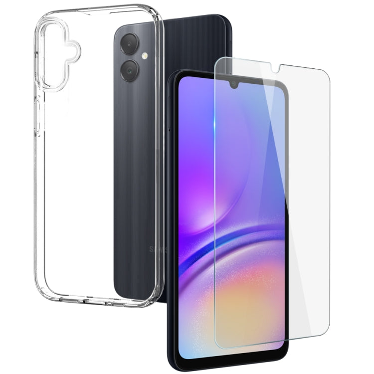 NORTHJO Transparent TPU Phone Case with Tempered Glass Film