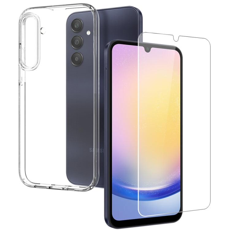 NORTHJO Transparent TPU Phone Case with Tempered Glass Film