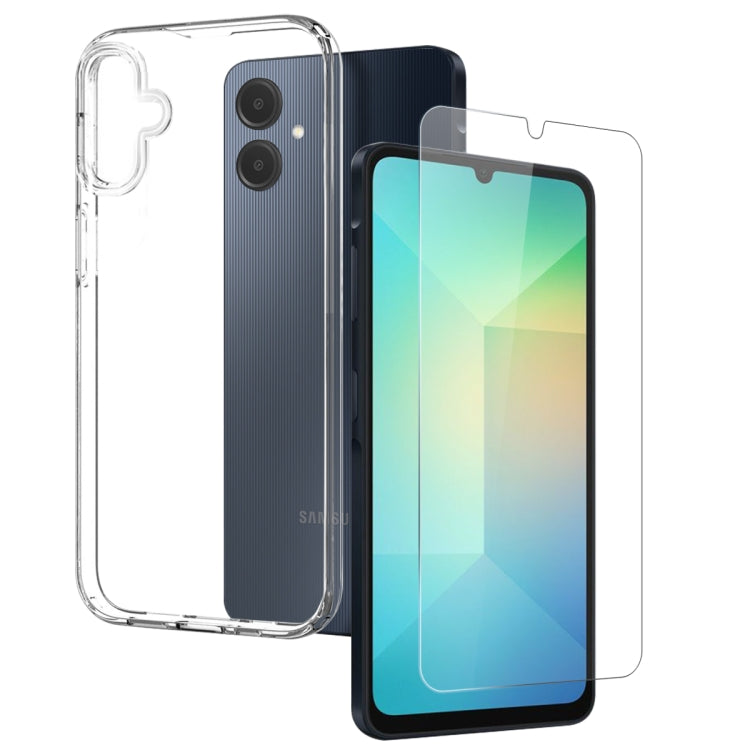 NORTHJO Transparent TPU Phone Case with Tempered Glass Film