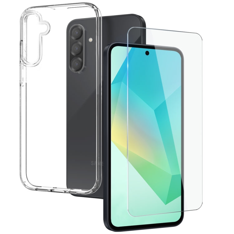 NORTHJO Transparent TPU Phone Case with Tempered Glass Film