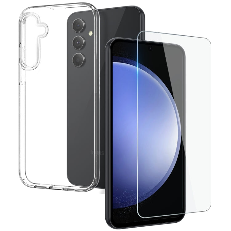 NORTHJO Transparent TPU Phone Case with Tempered Glass Film