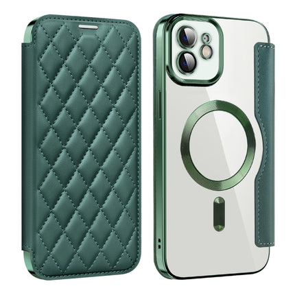Shield Magsafe RFID Anti-theft Rhombus Leather Phone Case, For iPhone 11 Pro Max, For  iPhone 11, For iPhone 17e / 16e
