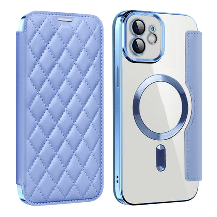 Shield Magsafe RFID Anti-theft Rhombus Leather Phone Case, For iPhone 12, For iPhone 12 Pro Max, For iPhone 12 Pro