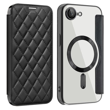 Shield Magsafe RFID Anti-theft Rhombus Leather Phone Case, For iPhone 11 Pro Max, For  iPhone 11, For iPhone 17e / 16e