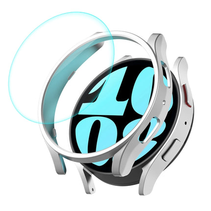 ENKAY Hat-Prince Electroplated Hard PC Case + 0.2mm 9H Glass Screen Protector, For Samsung Galaxy Watch6 Classic 47mm, For Samsung Galaxy Watch6 44mm, For Samsung Galaxy Watch6 40mm