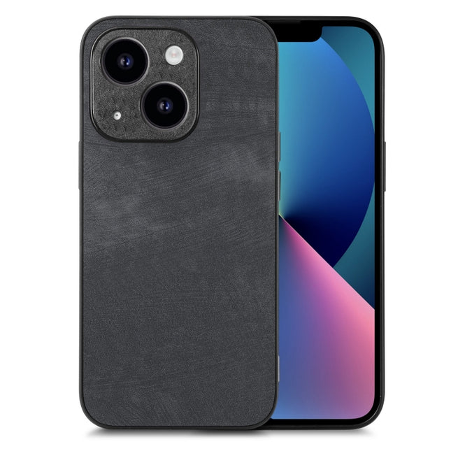 Vintage Leather PC Back Cover Phone Case, For iPhone 13, For iPhone 13 mini, For iPhone 12, For iPhone 12 Pro Max