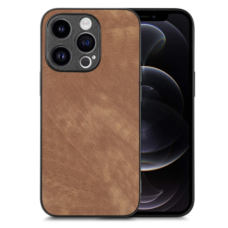 Vintage Leather PC Back Cover Phone Case