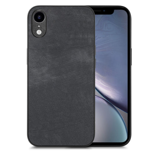 Vintage Leather PC Back Cover Phone Case, For iPhone XR, For iPhone XS Max, For iPhone 7 / 8 / SE 2022 / SE 2020, For iPhone X / XS