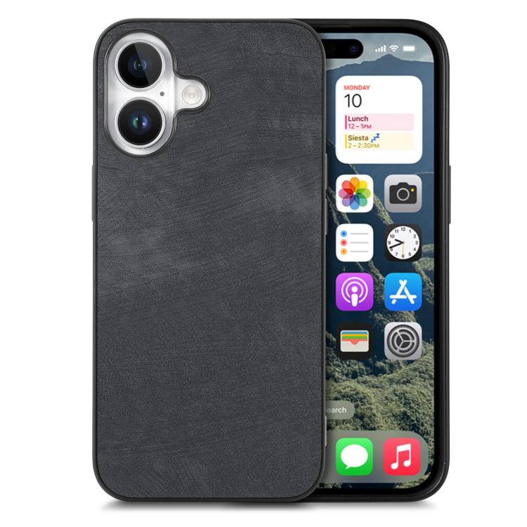 Vintage Leather PC Back Cover Phone Case