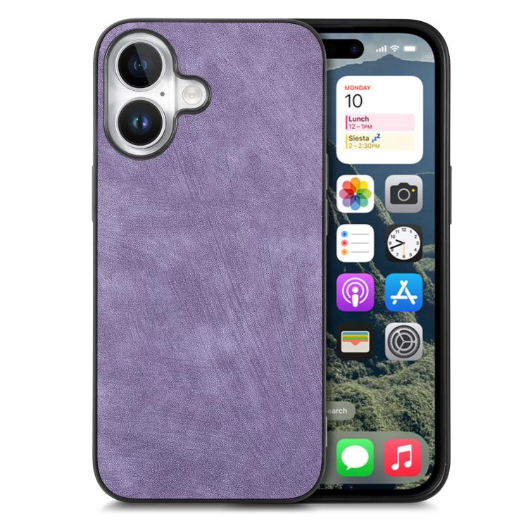 Vintage Leather PC Back Cover Phone Case