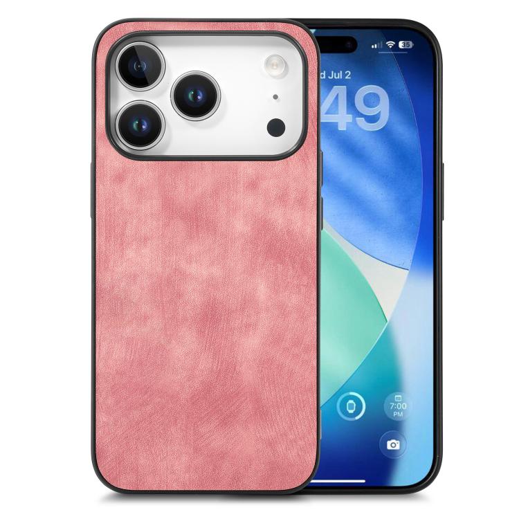 Vintage Leather PC Back Cover Phone Case