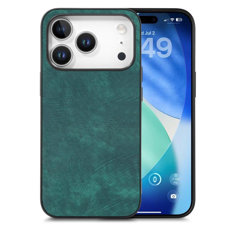 Vintage Leather PC Back Cover Phone Case
